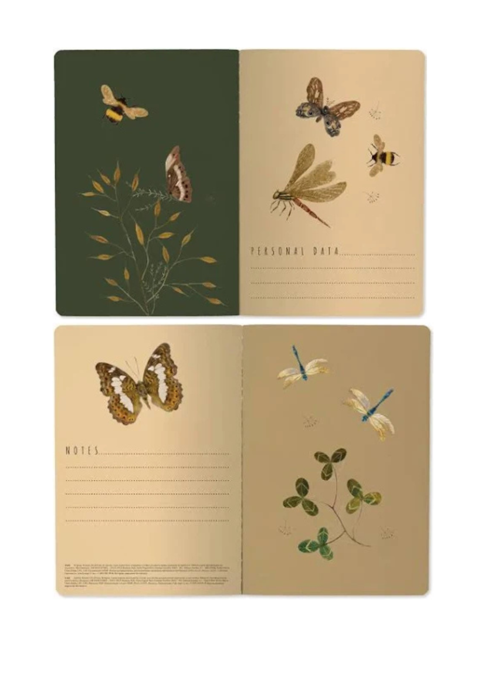 Notebook Butterflies and Friends