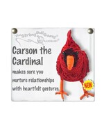 String Doll Keychain Carson the Cardinal