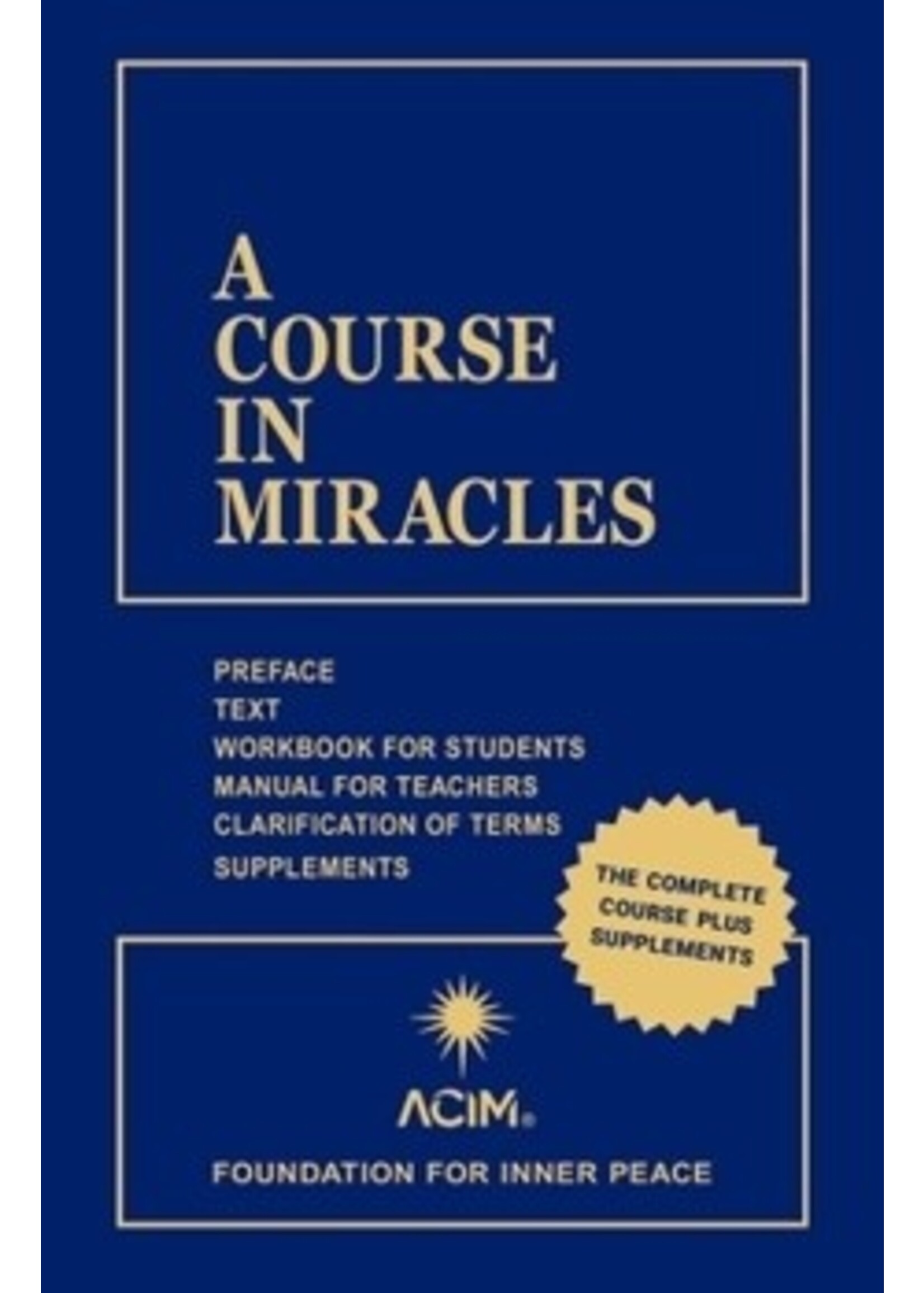 A Course In Miracles