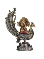 Statue Ganesha on Peacock