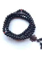 Black Lotus Seed Zen 108 Bead Mala
