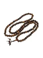 Black Acacia Wood 108 Bead Mala 8mm