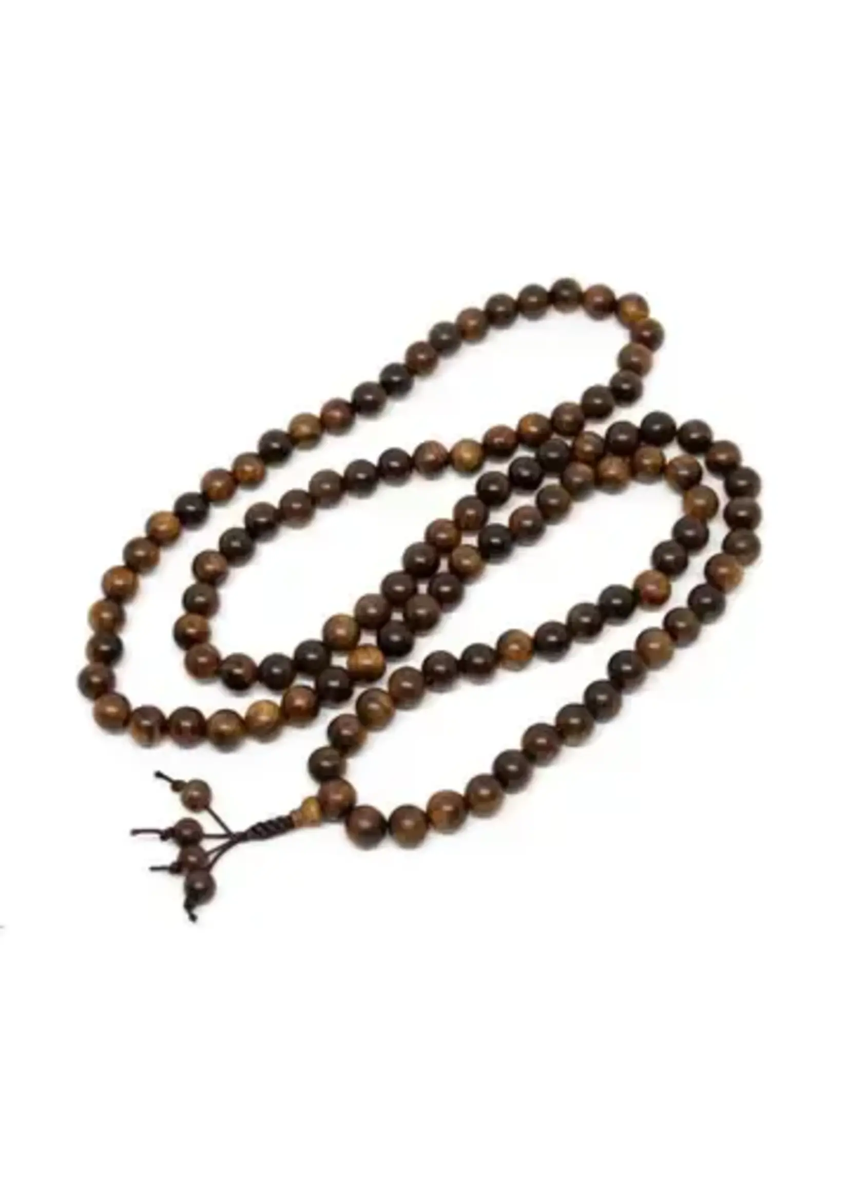 Black Acacia Wood 108 Bead Mala 8mm