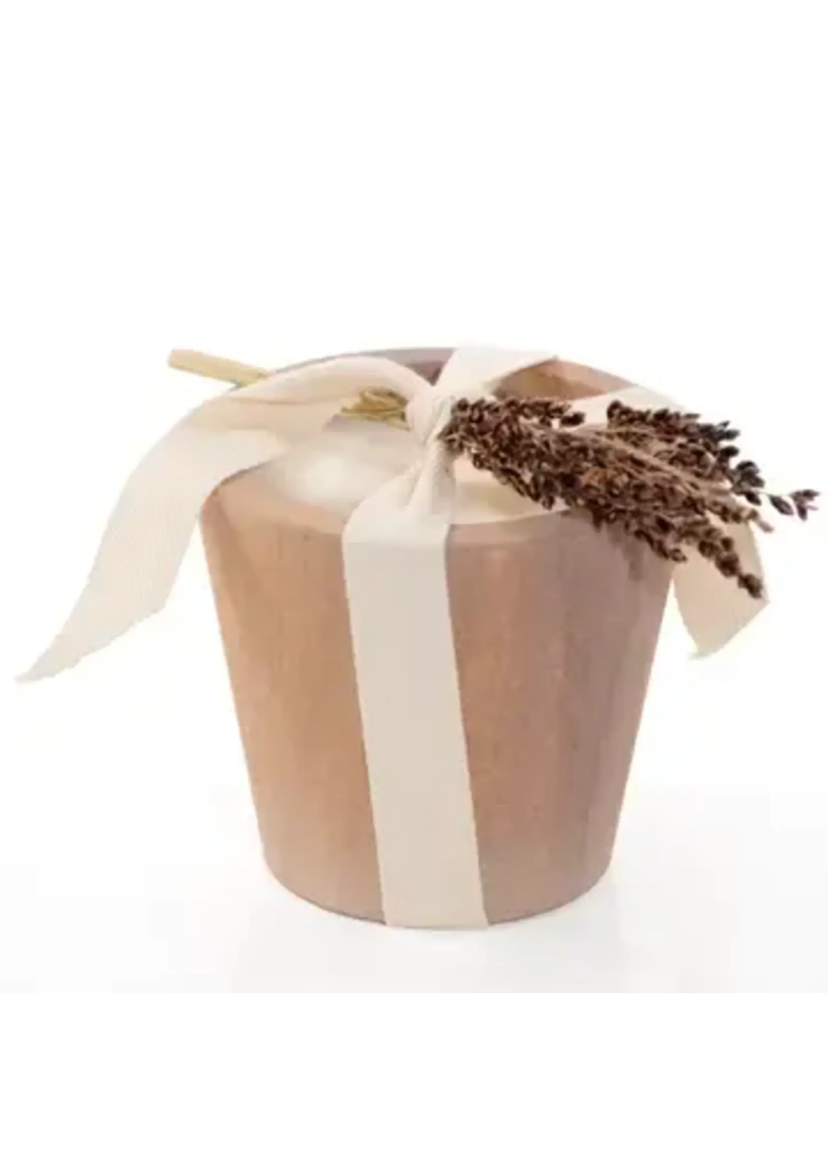 Candle Palo Santo Scented Travertine