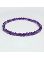 Bracelet Amethyst 4mm