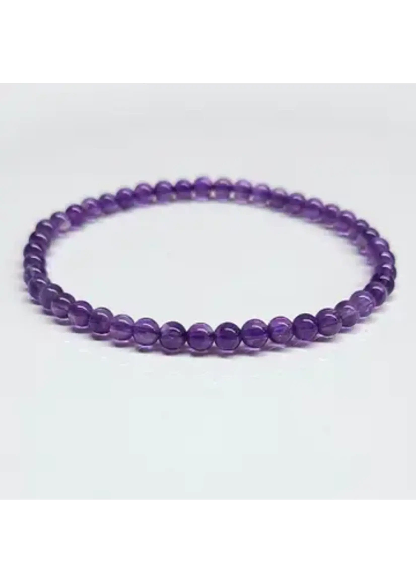 Bracelet Amethyst 4mm