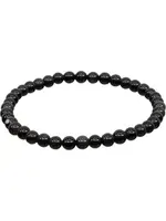 Bracelet Black Obsidian Stretch 4mm