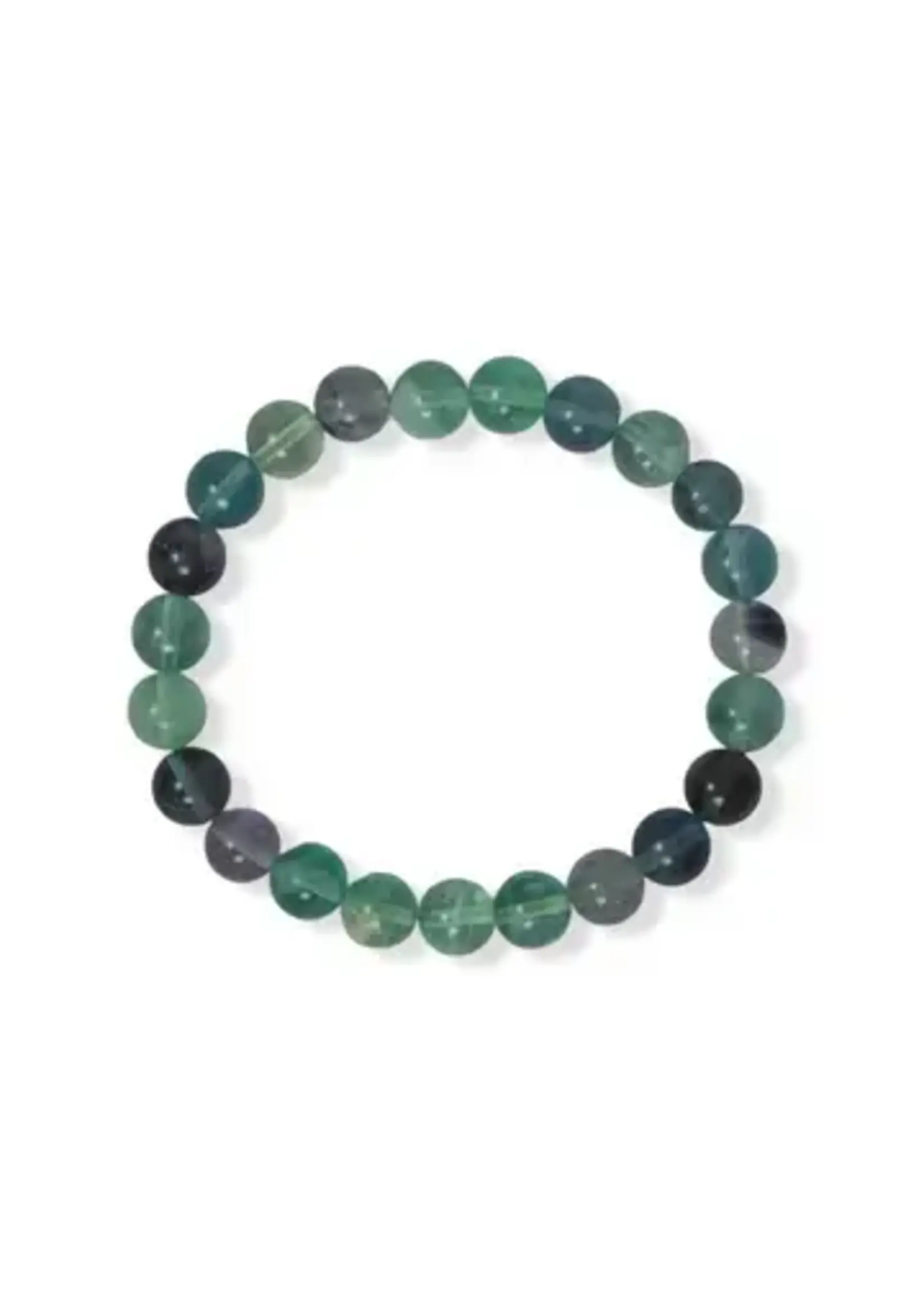 Bracelet Fluorite Stone of Meditation 4mm