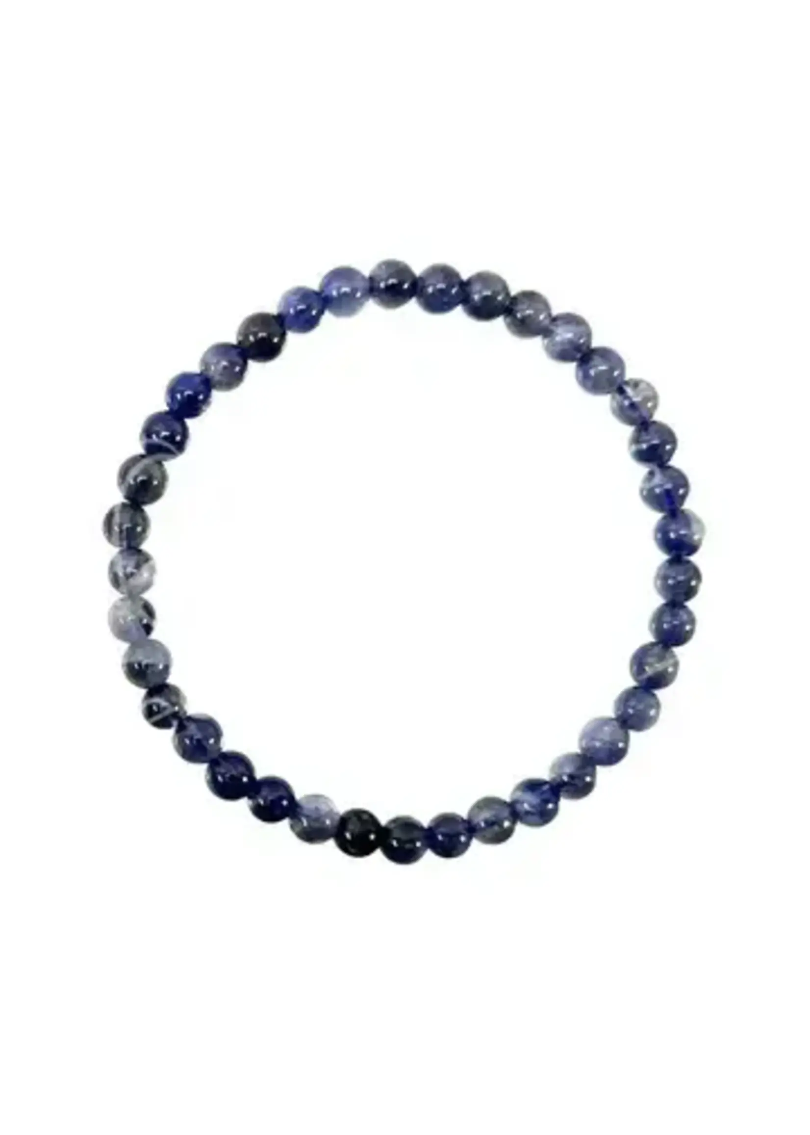 Bracelet Iolite Stone of Connection 4mm