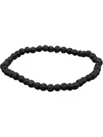 Bracelet Lava Bead Stone of Guidance 4mm