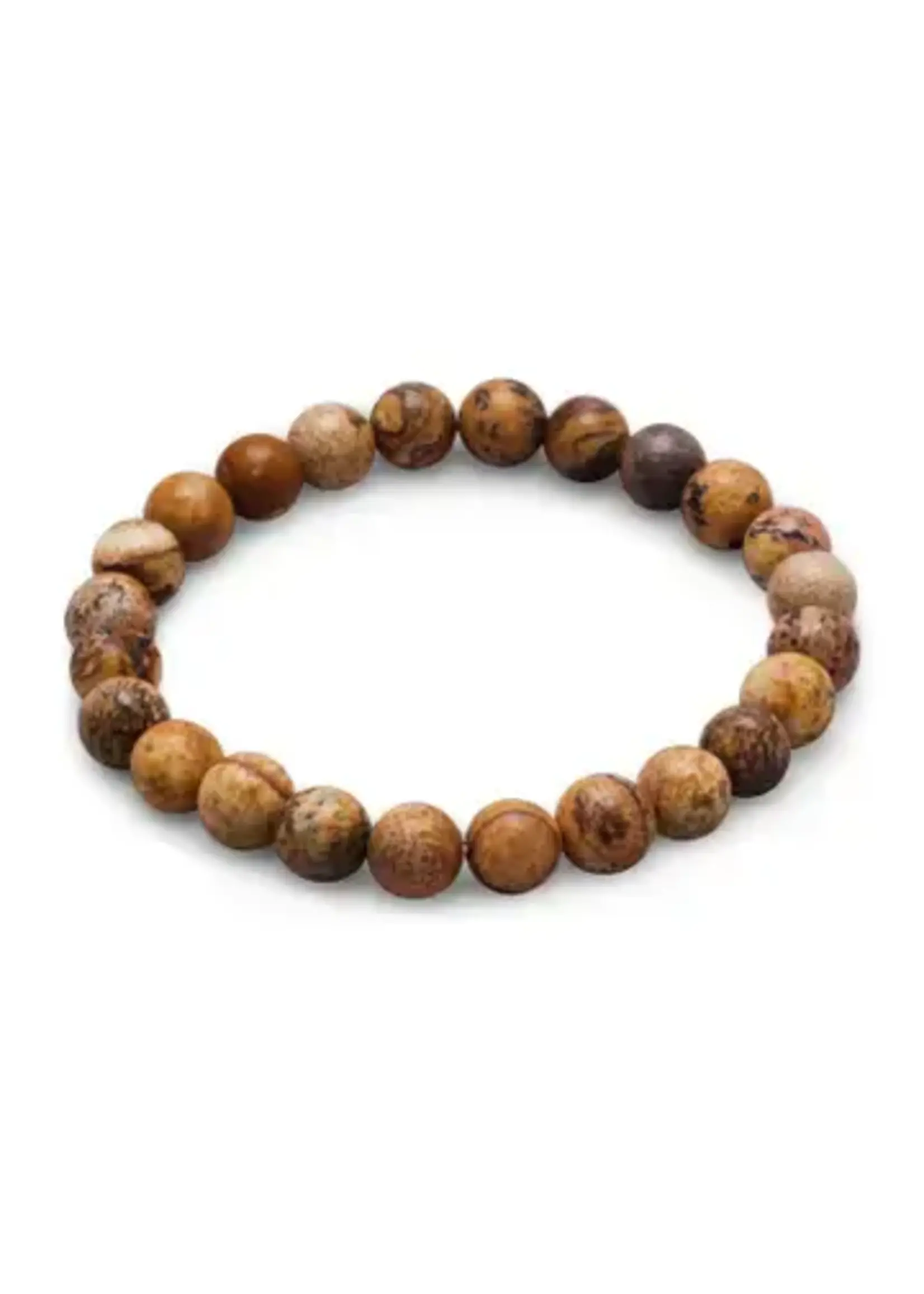 Bracelet Picture Jasper Stone of New Beginnings 4mm