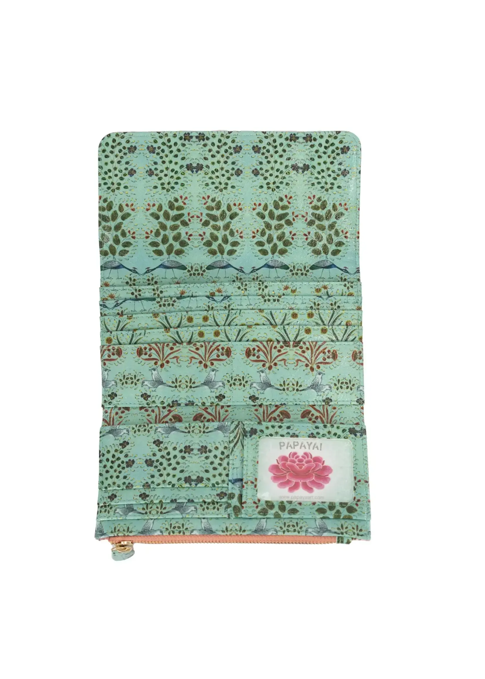 Papaya Wallet Tri Fold Starlet 8 x 4 in.