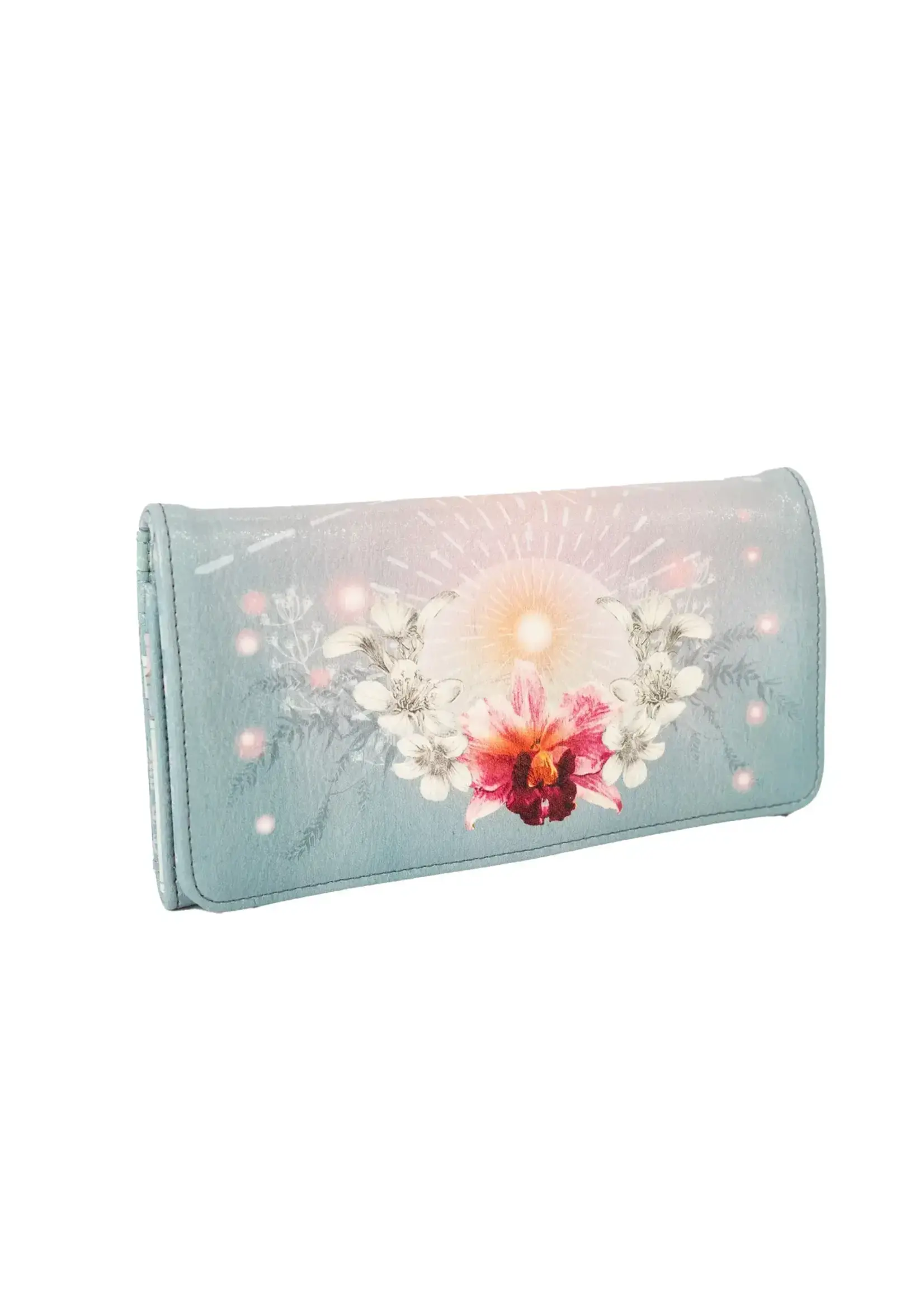 Papaya Wallet Tri Fold Higher Love 8 x 4 in.