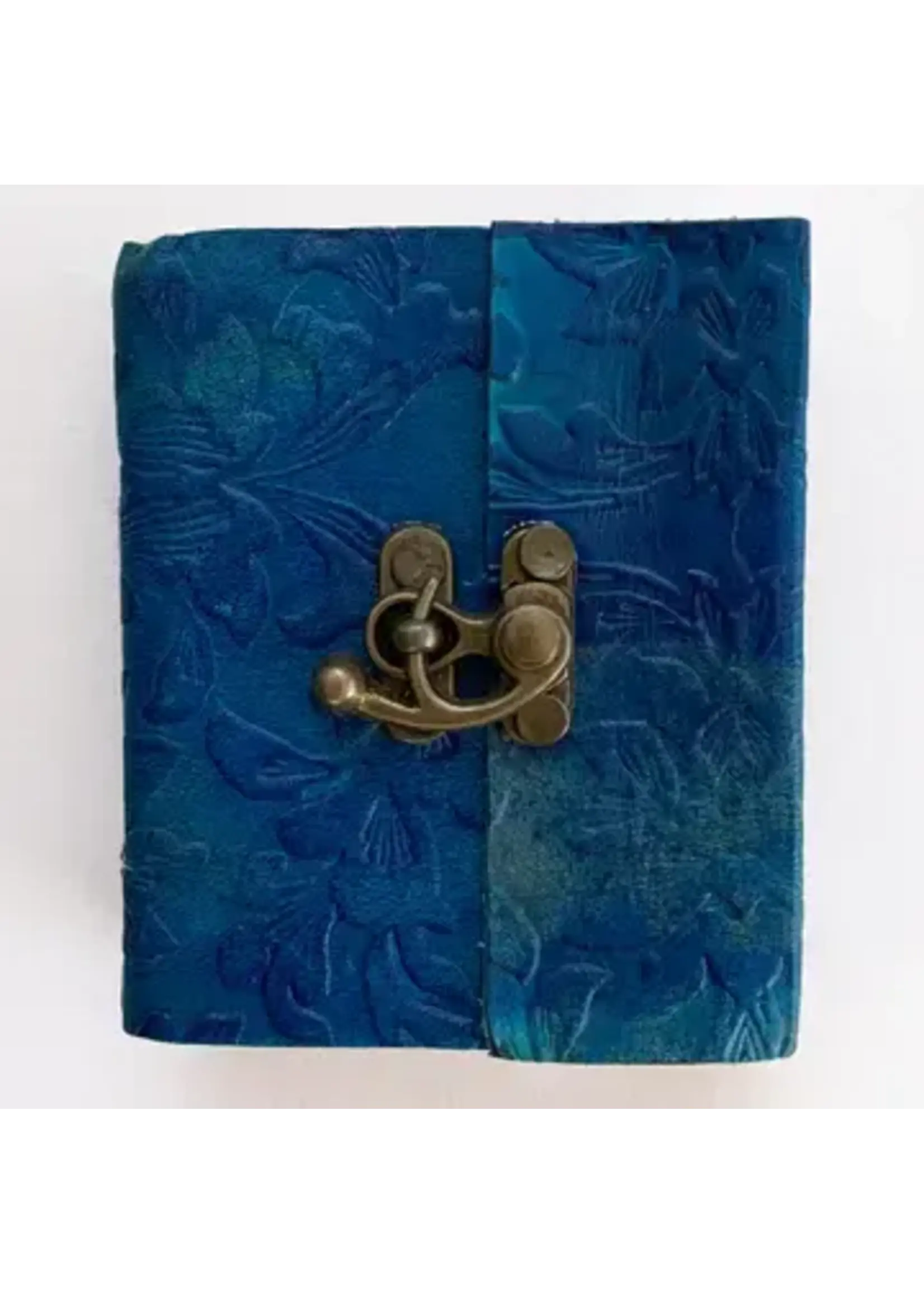 Journal Blue Embossed 3"x4"