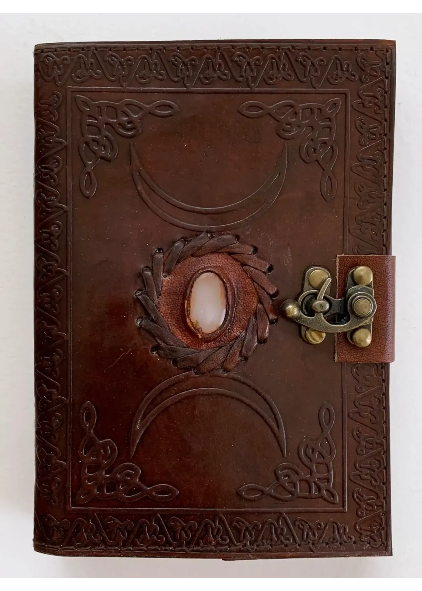 Journal Moonstone with Gemstone 5" x 7"