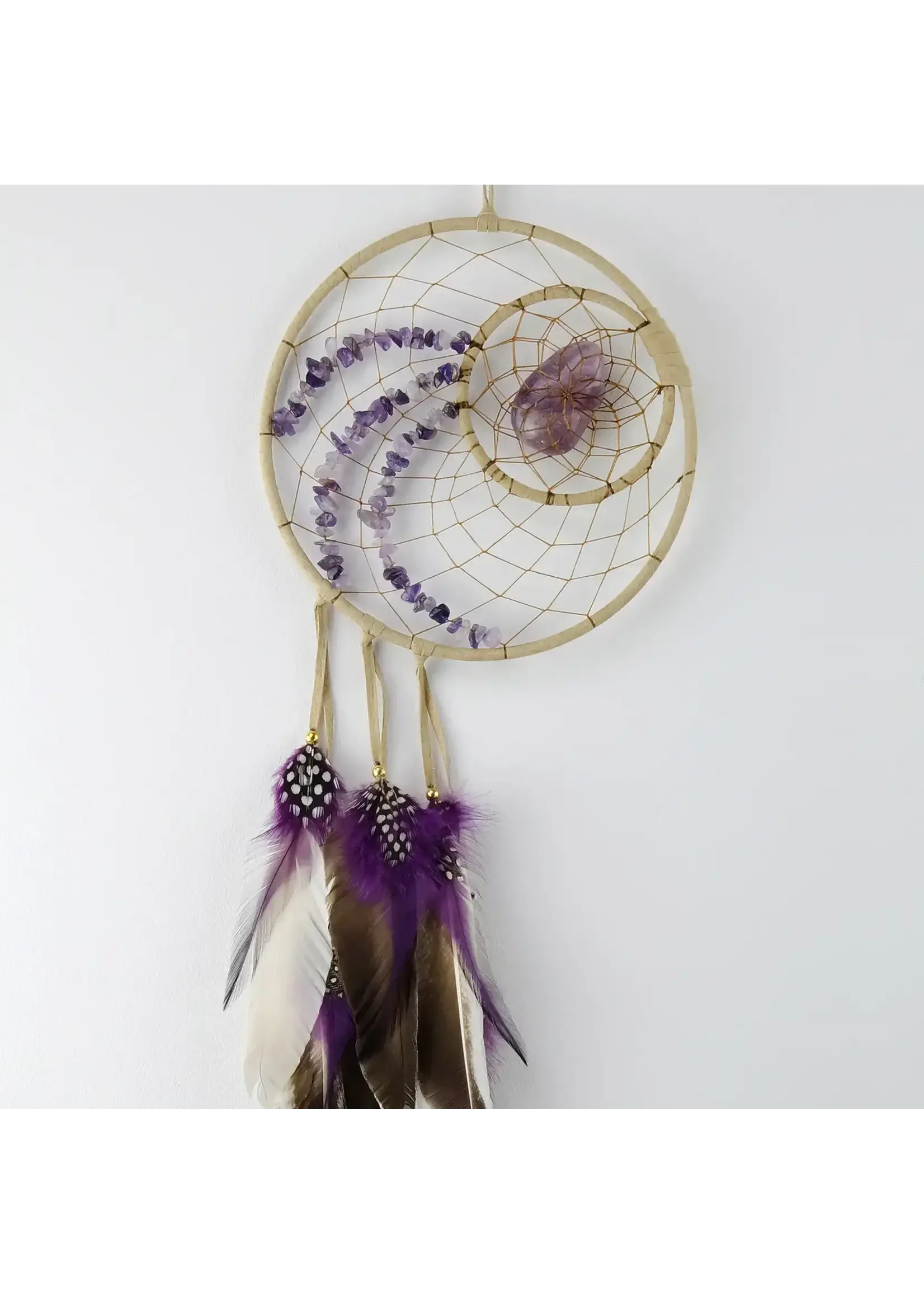 Dream Catcher Energy Amethyst 6"