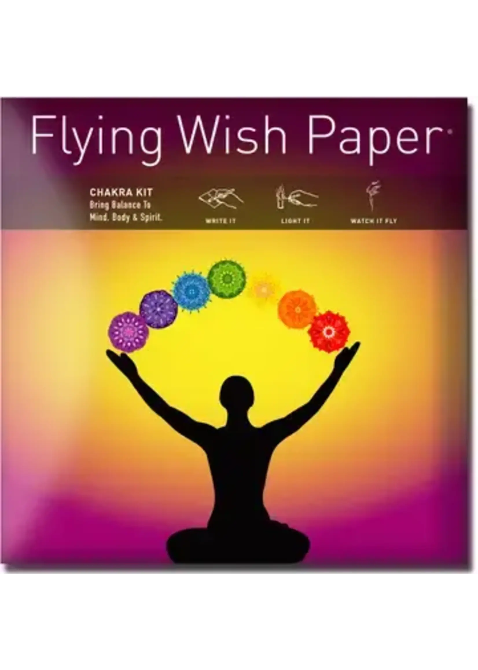 Flying Wish Paper Large Chakra