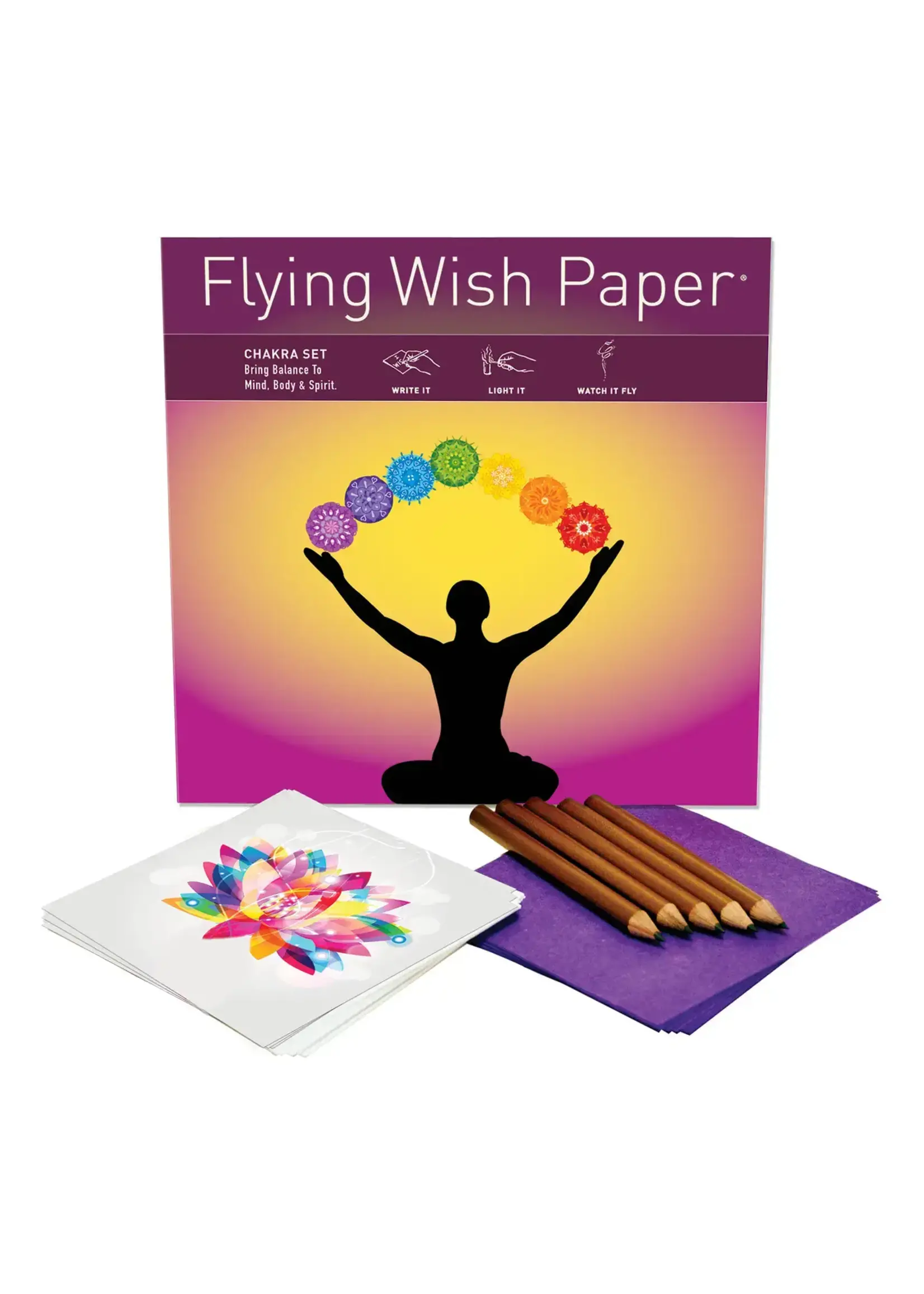 Flying Wish Paper Large Chakra