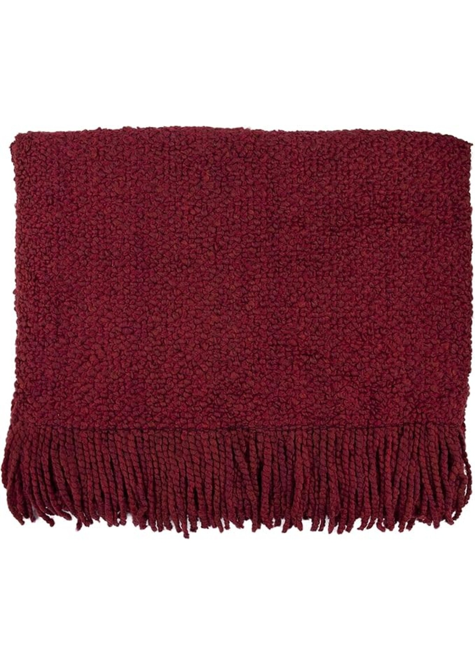 Bedford Campbell Throw Scarlet 40 x 70