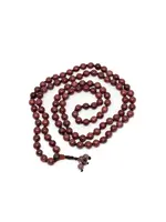 Mala Prayer Purpleheart Wood Stretchy 108 Bead 8mm