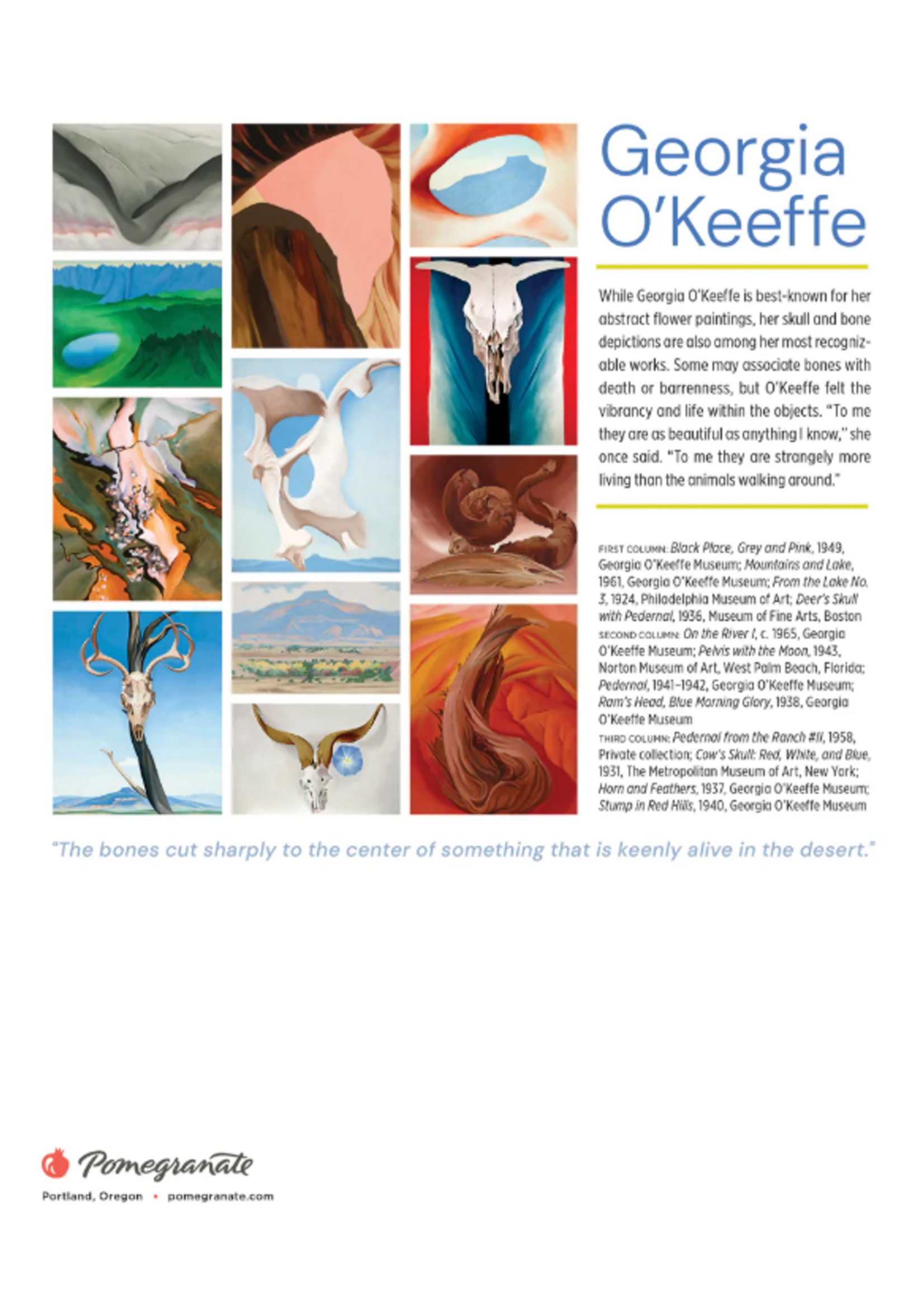 Calendar 2026 Mini Georgia OKeeffe