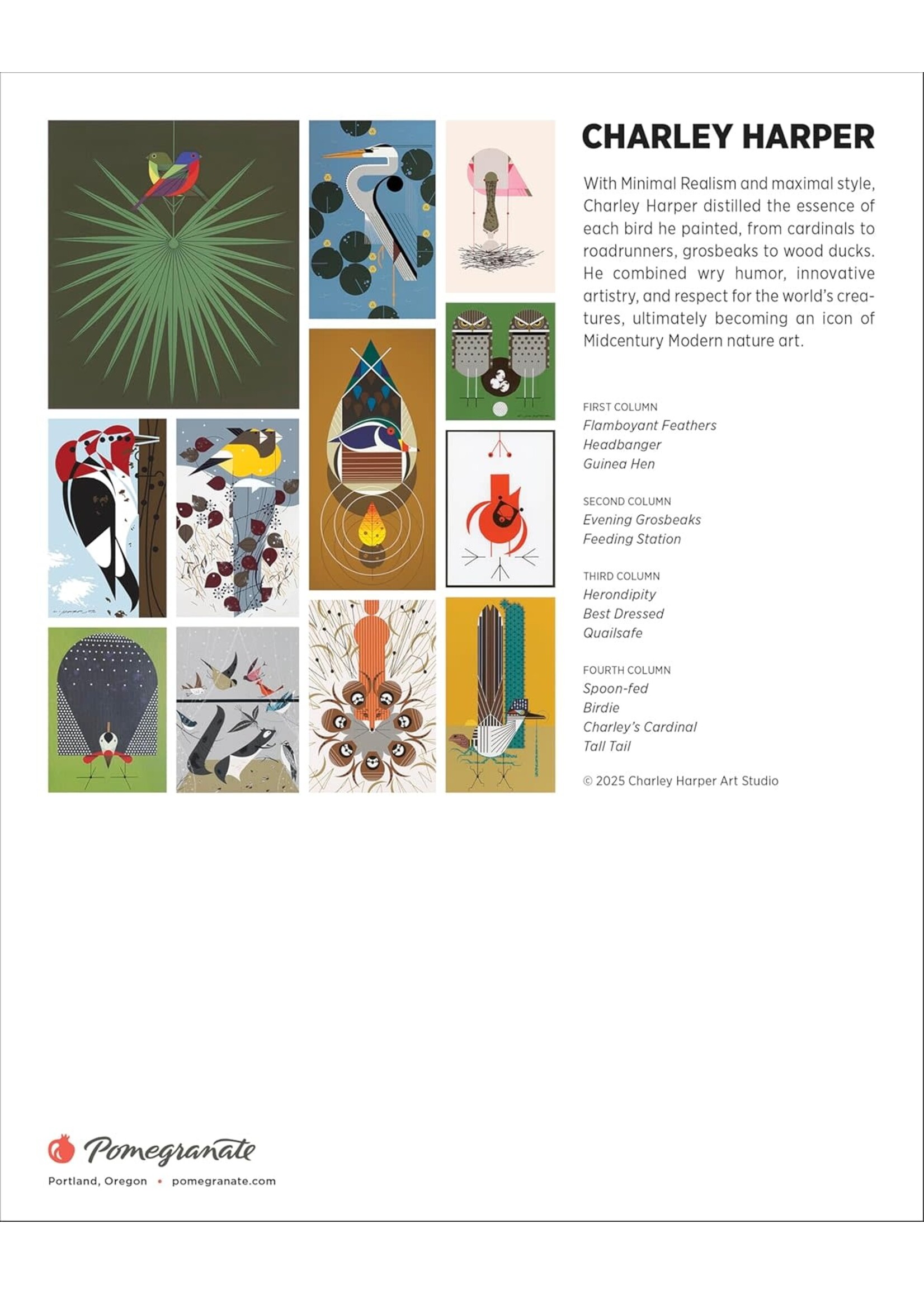 Calendar 2026 Mini Charley Harper