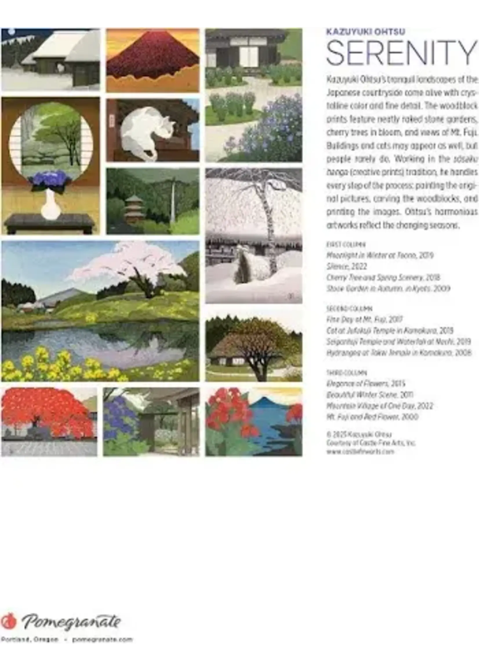 Calendar 2026 Mini Serenity