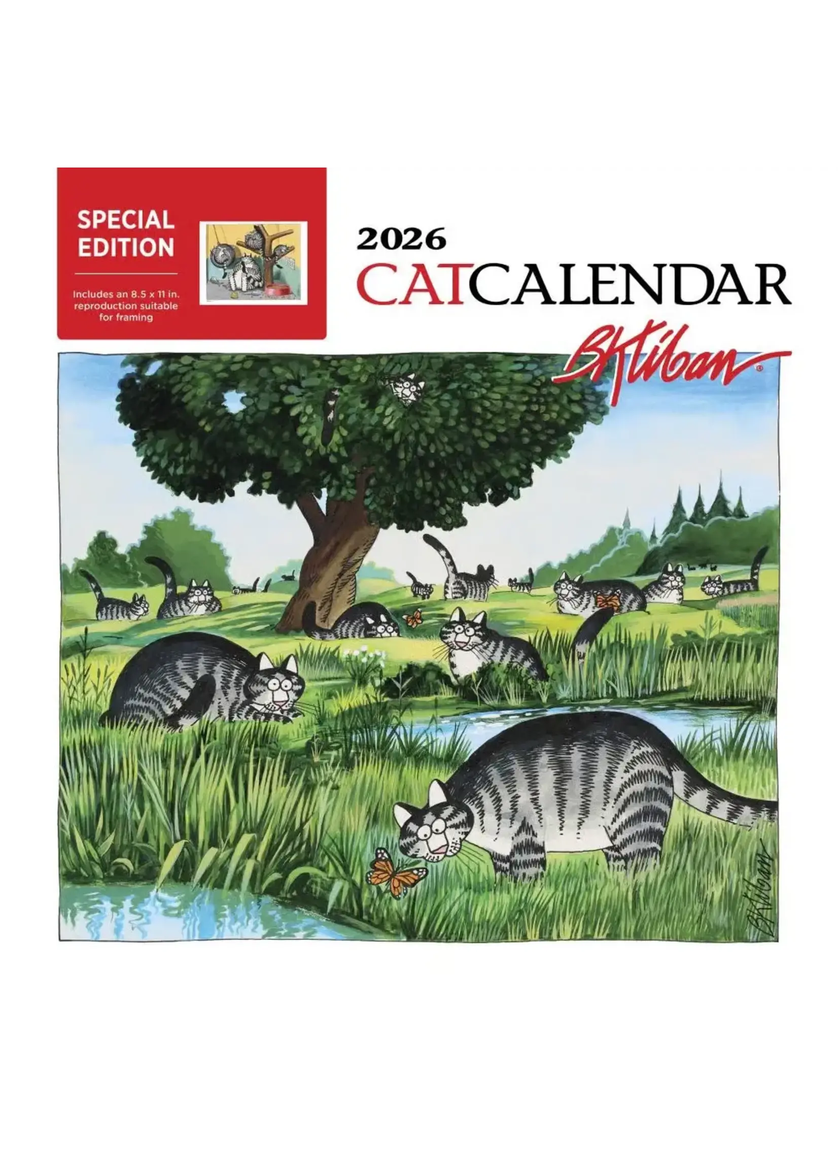 Calendar 2026 B Kliban Cat