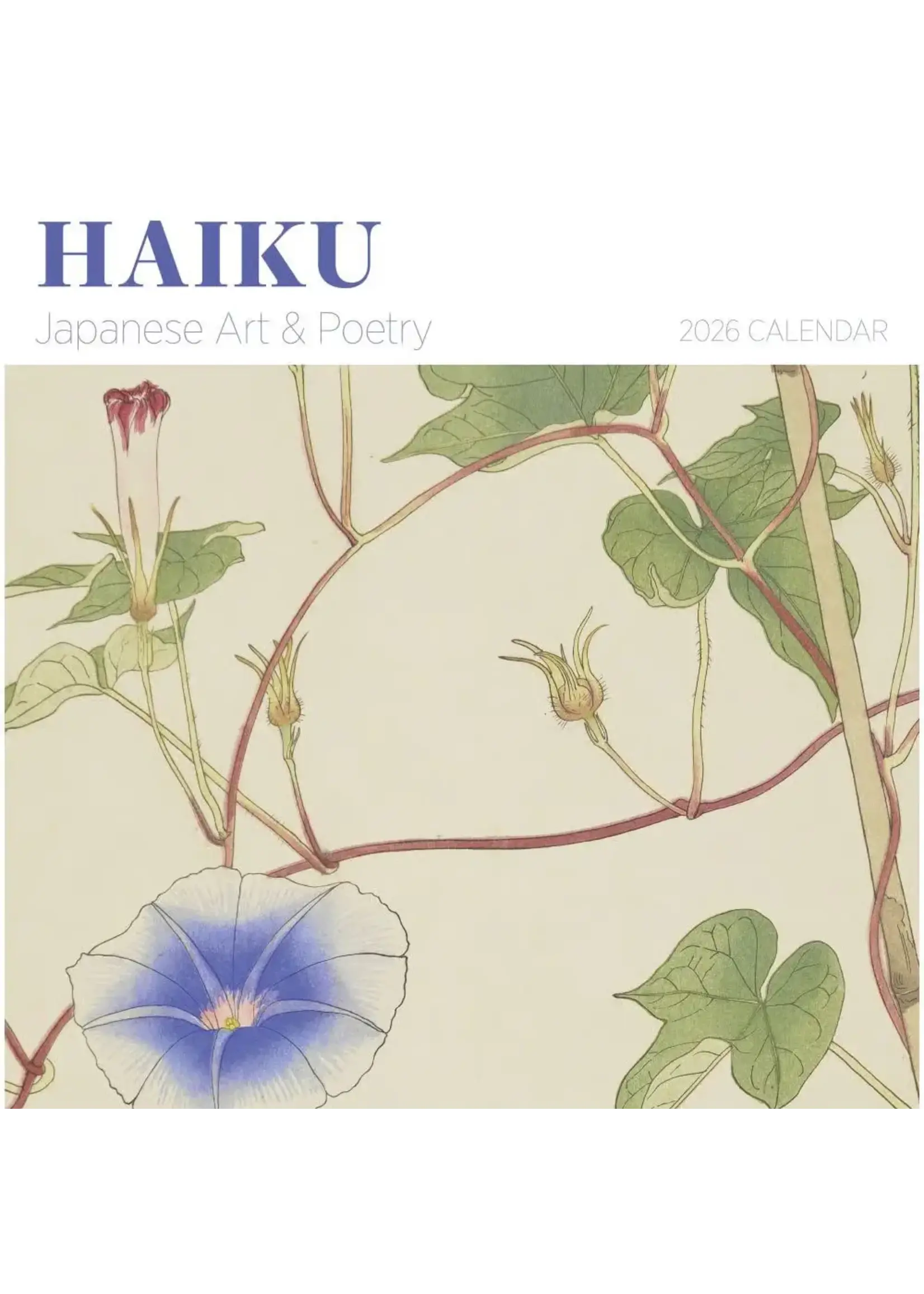 Calendar 2026 Haiku Japanese Art and Poetry
