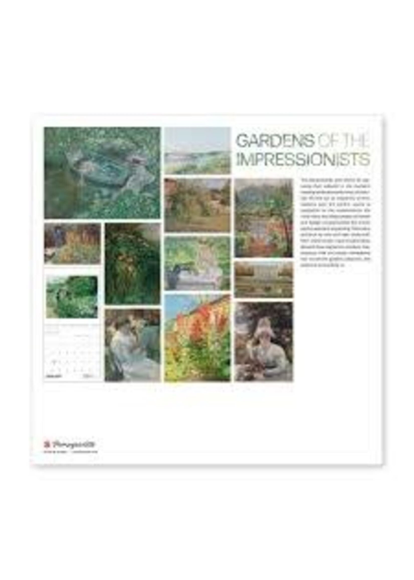 Calendar 2026 Gardens of the Impressionists
