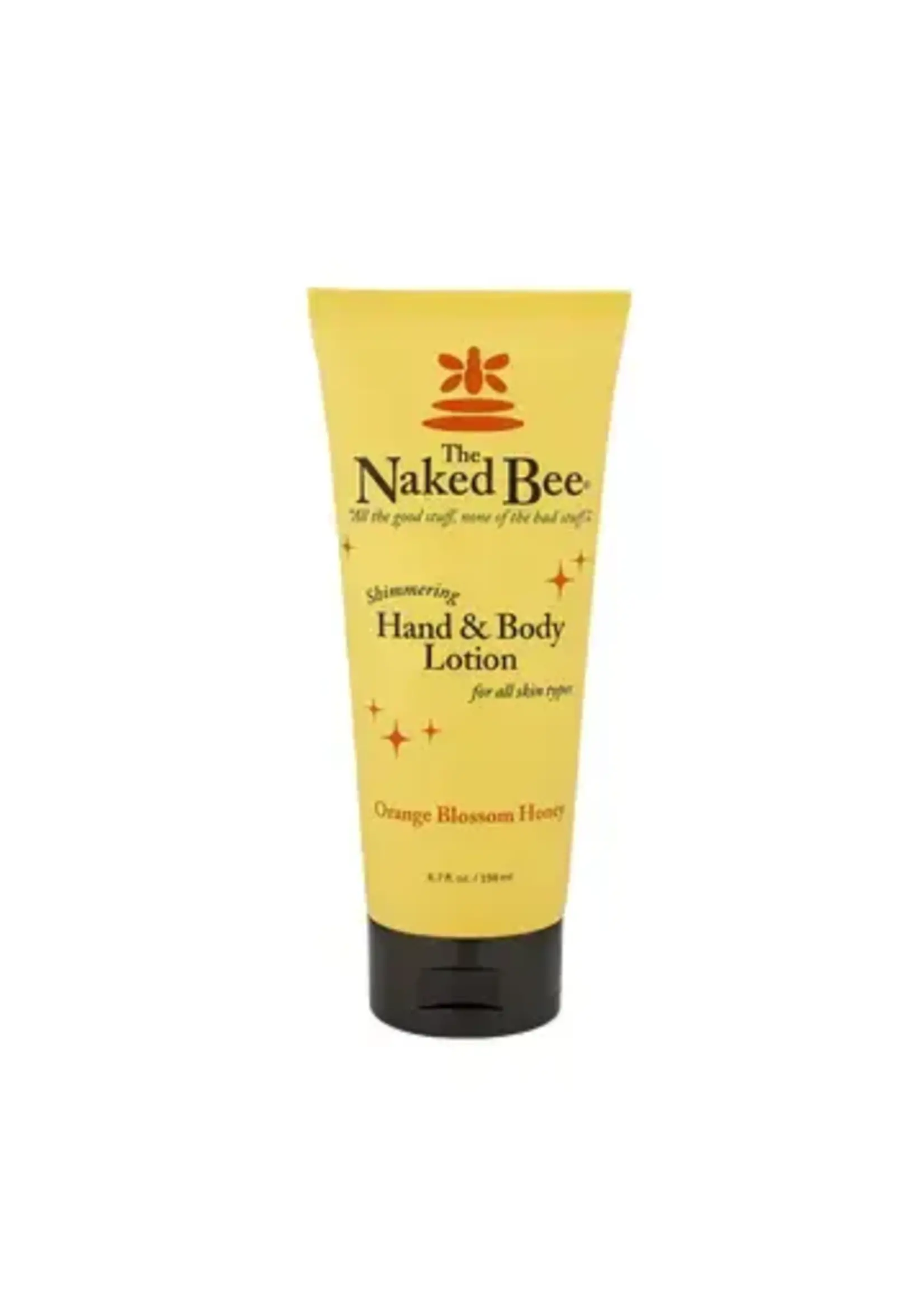 Naked Bee Orange Blossom Honey Large SHIMMERING Hand & Body Lotion 6.7oz