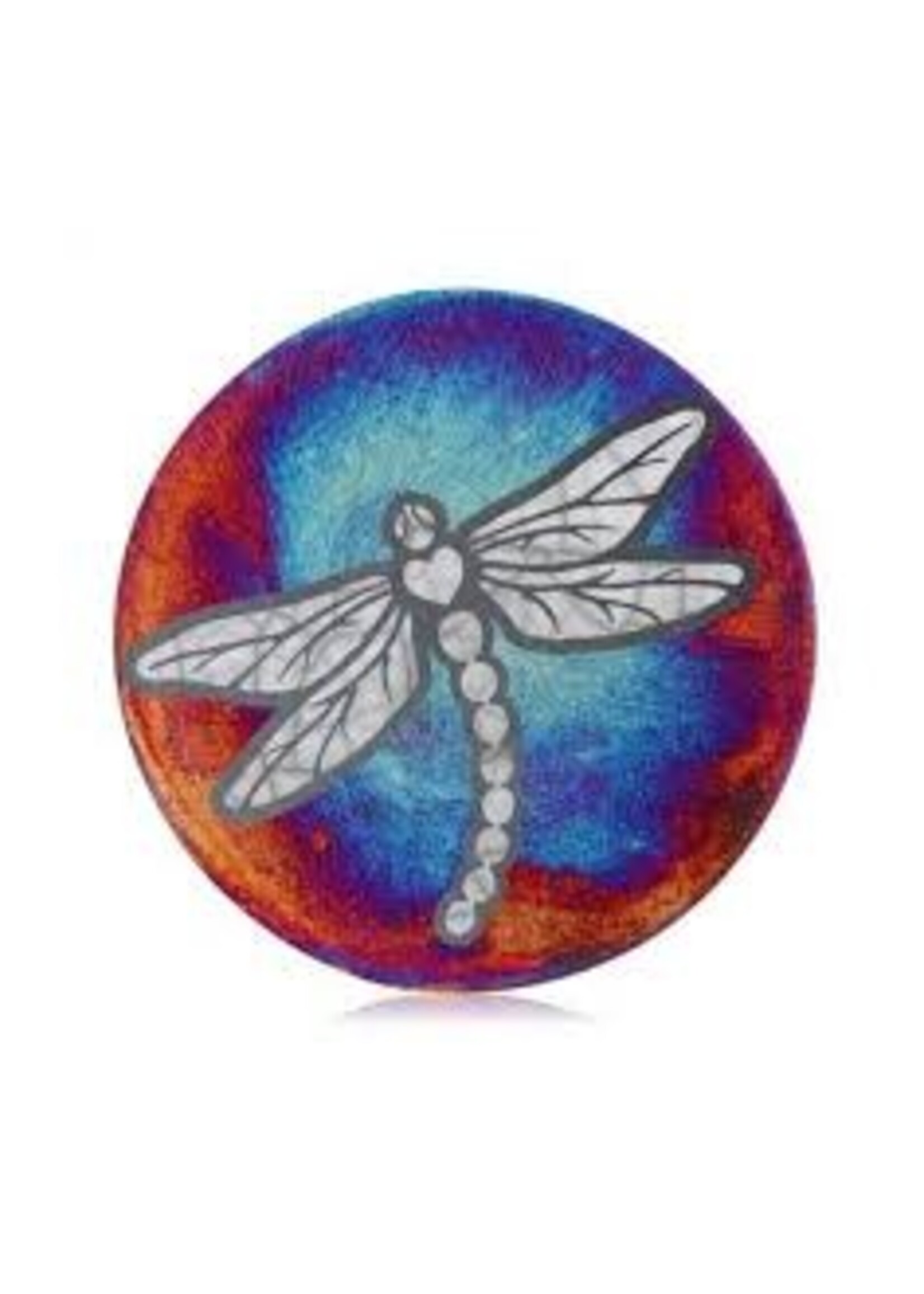 Raku Coasters Dragonfly 4pk