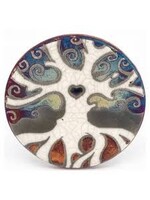 Raku Coasters Tree Of Life 4pk