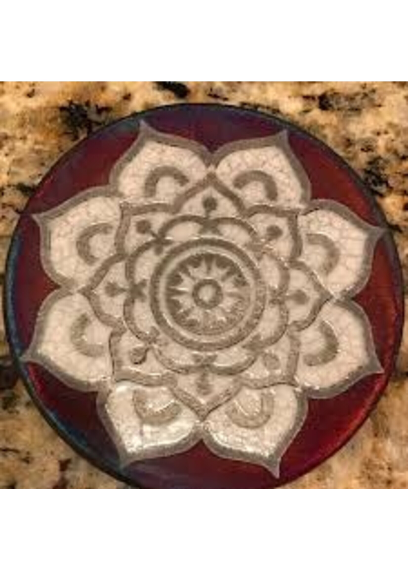 Raku Coasters Mandala 4pk