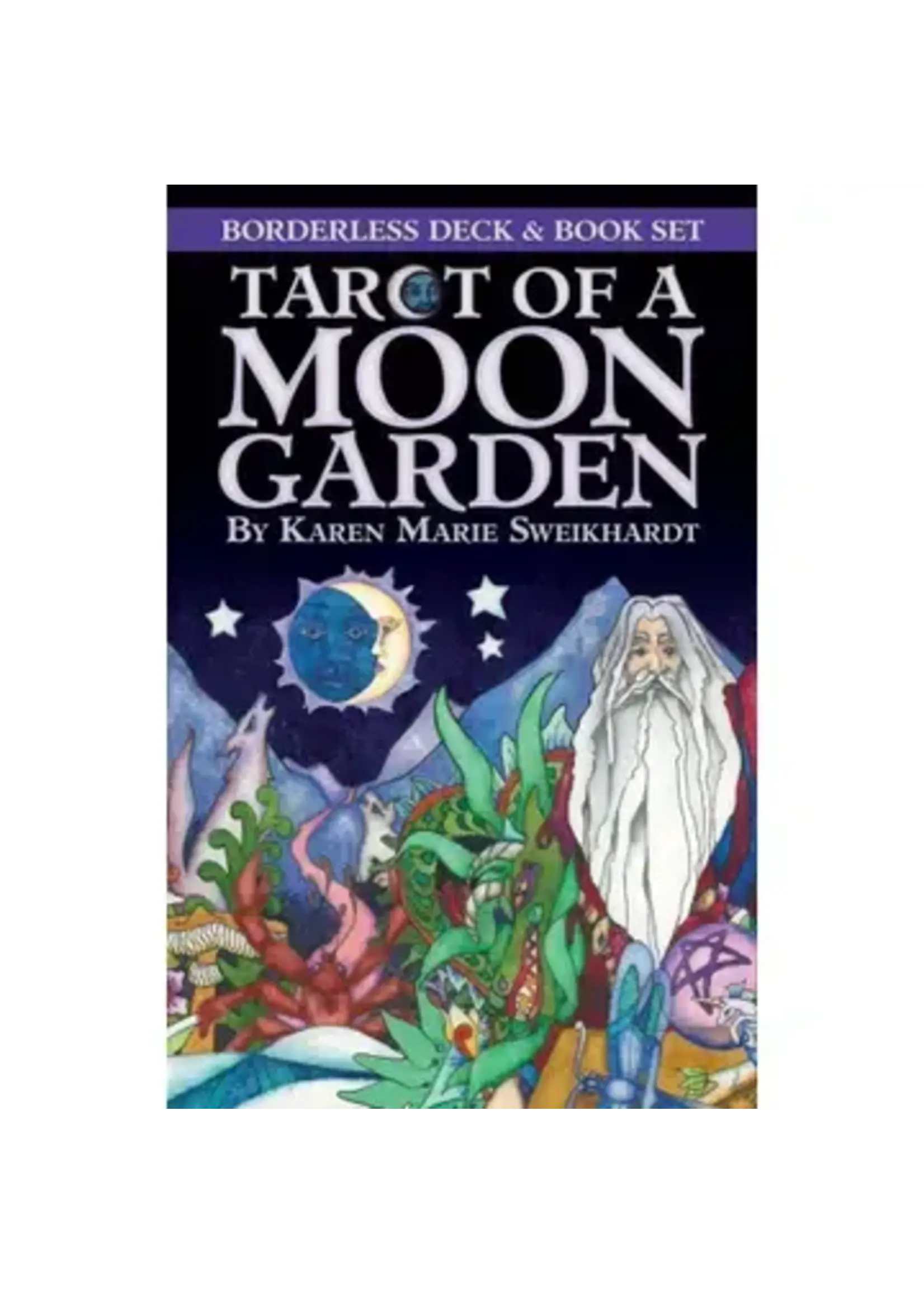Deck Tarot of A Moon Garden Borderless Book Set