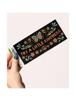 Soul Flower Sticker Try A Little Kindness