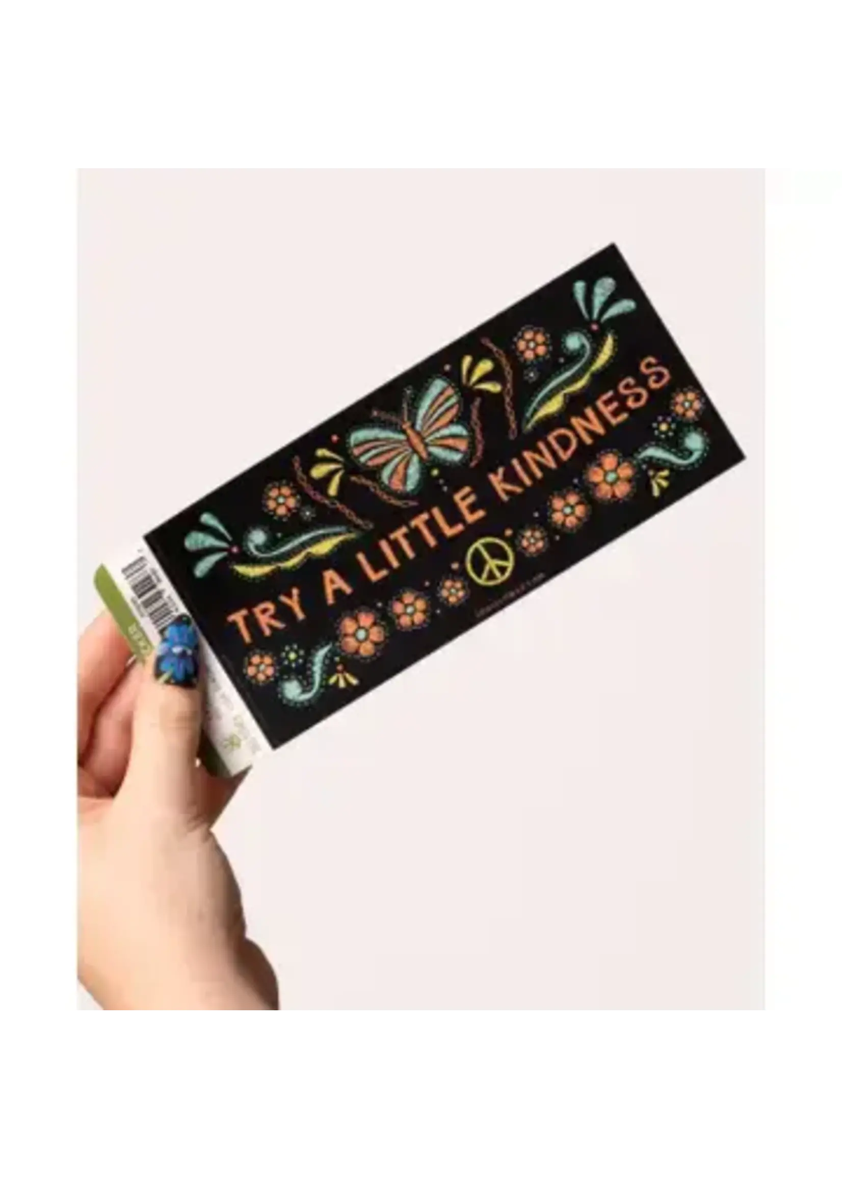 Soul Flower Sticker Try A Little Kindness