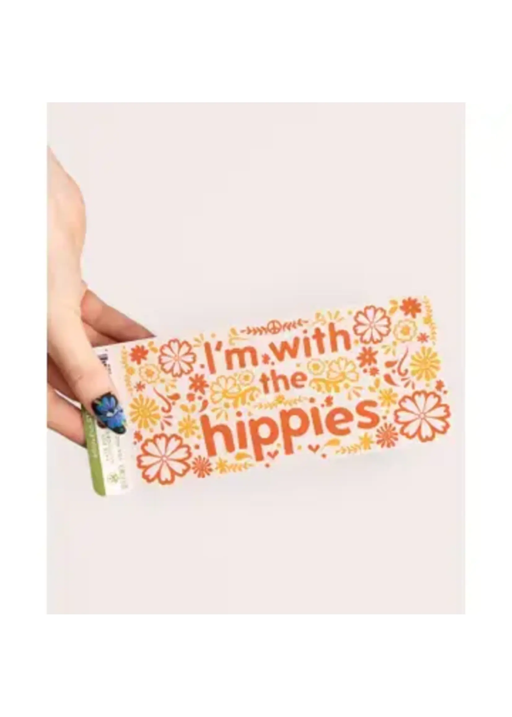 Sticker I'm With the Hippies