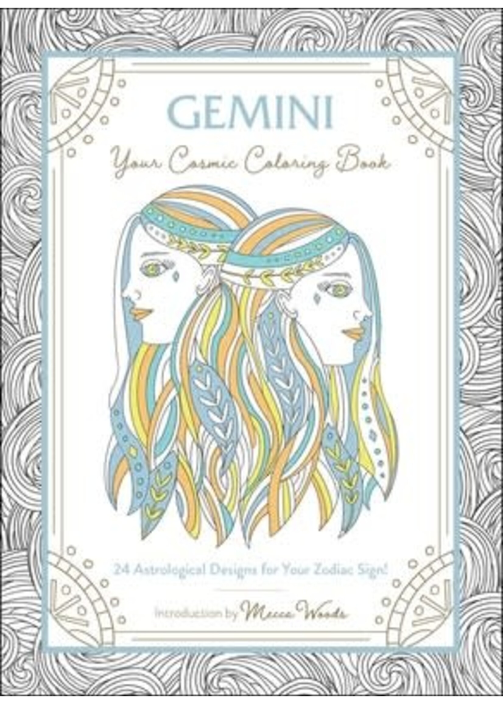 Cosmic Coloring Book Gemini