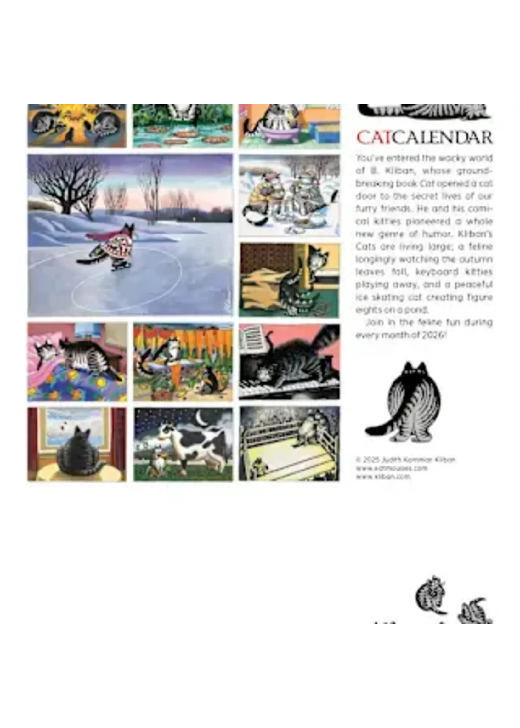 Calendar 2026 B Kliban Cat