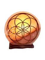 Salt Lamp Seed of Life 7"