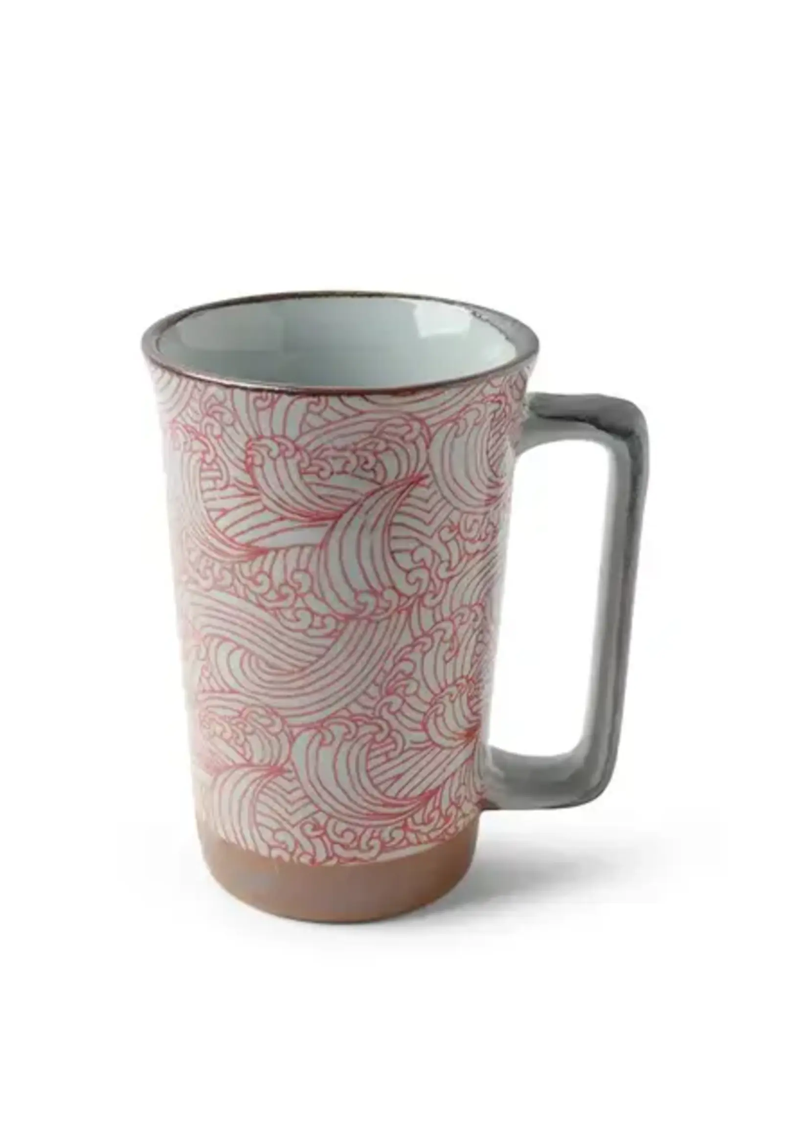 Mug Tall Wave Red 12 oz