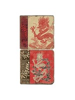 Studio Vertu Red Dragon Coasters 2pc