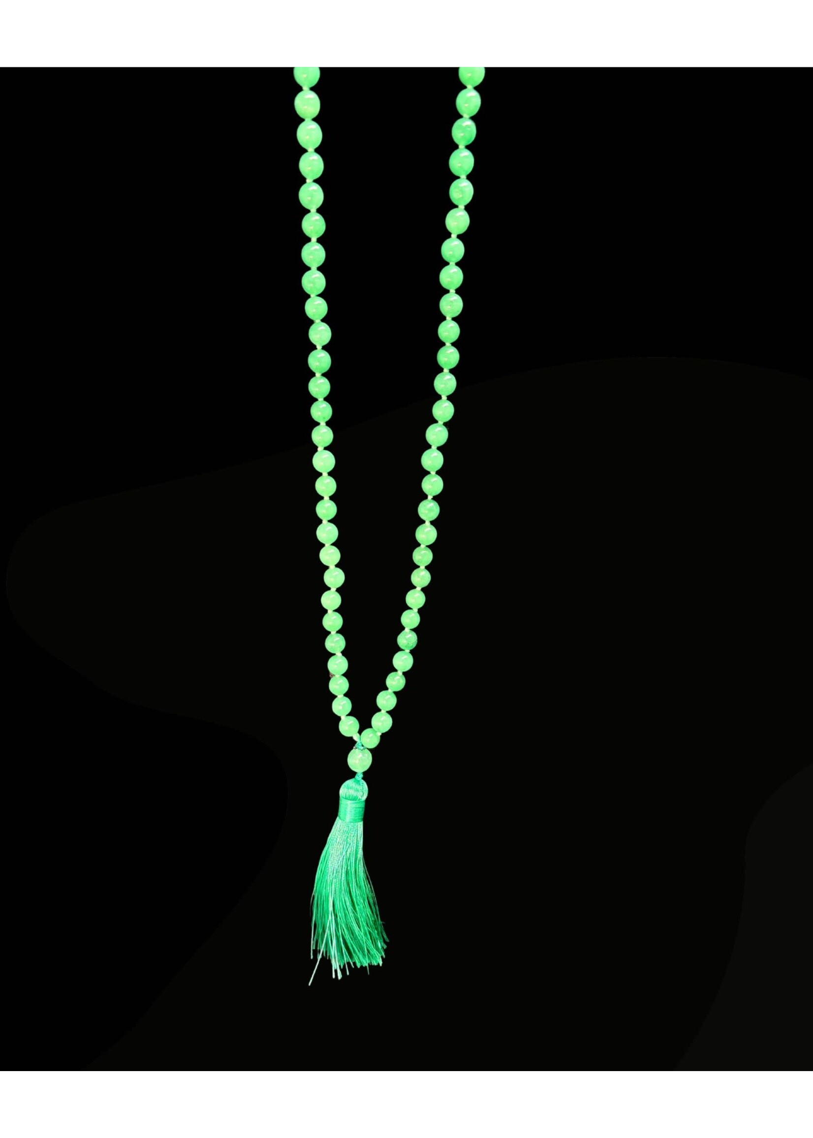 Pangaea MALA Green Aventurine Knotted 108