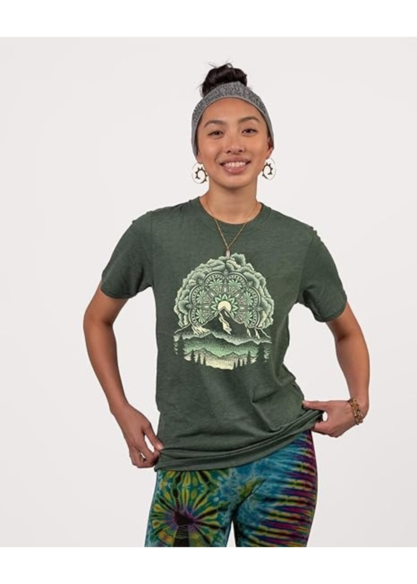 Summit Solstice Mandala Recycled T-Shirt Small