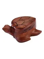 Wooden Puzzle Box Turtle