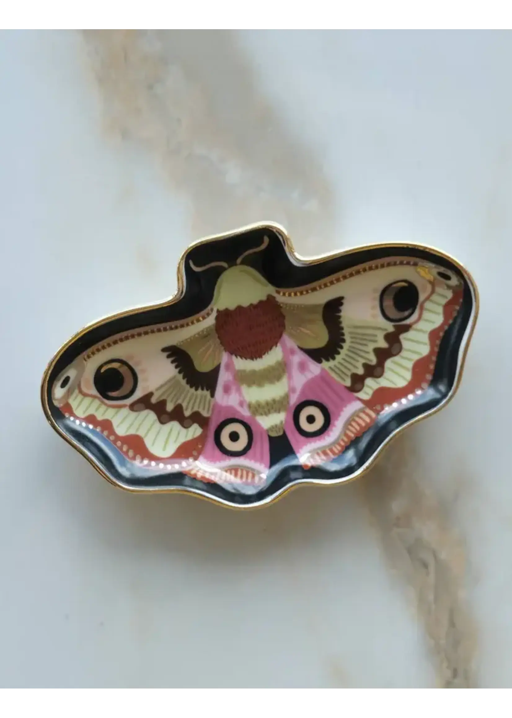 Trinket Dish Moon Moth