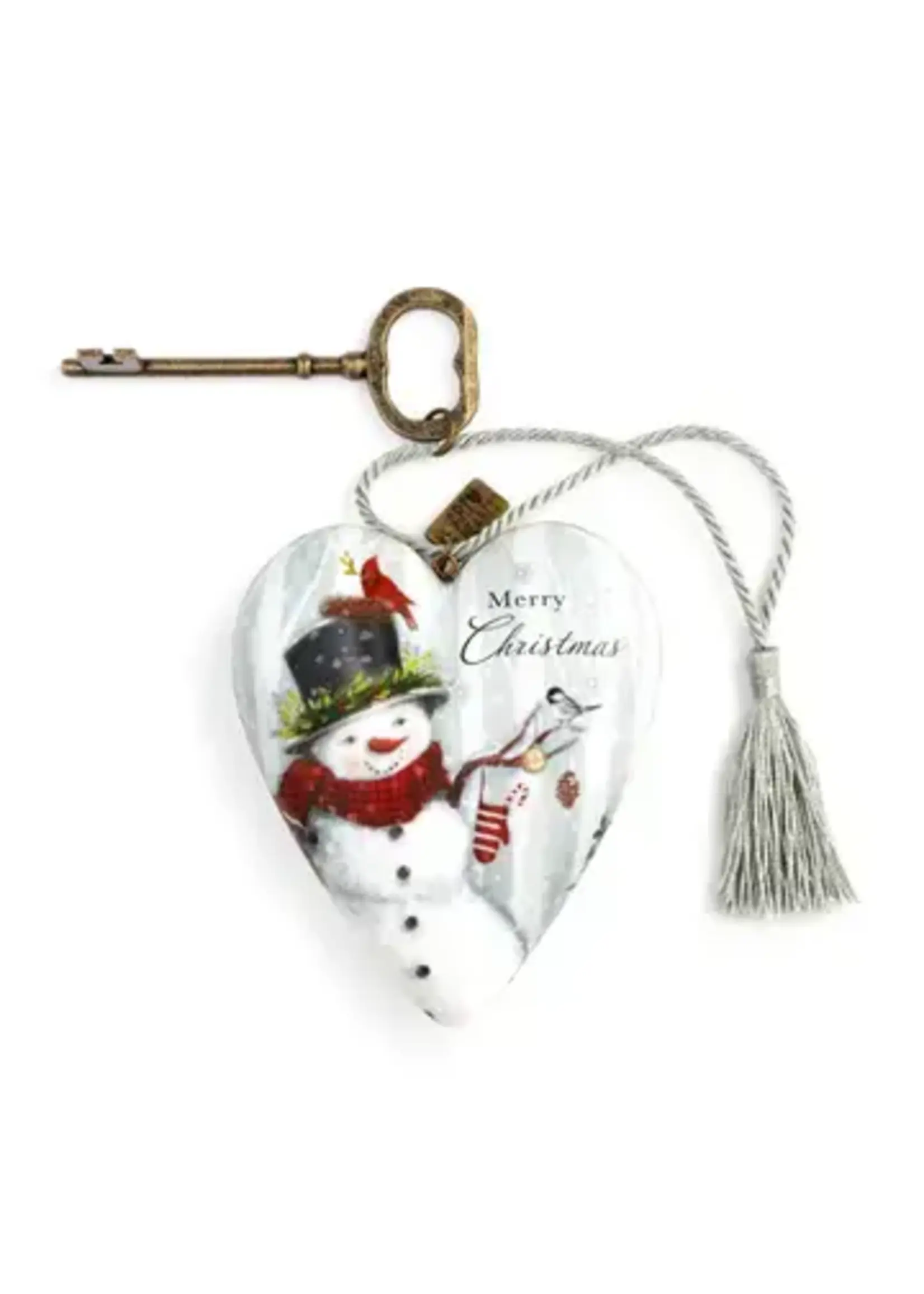 Art Hearts Merry Christmas Snowman