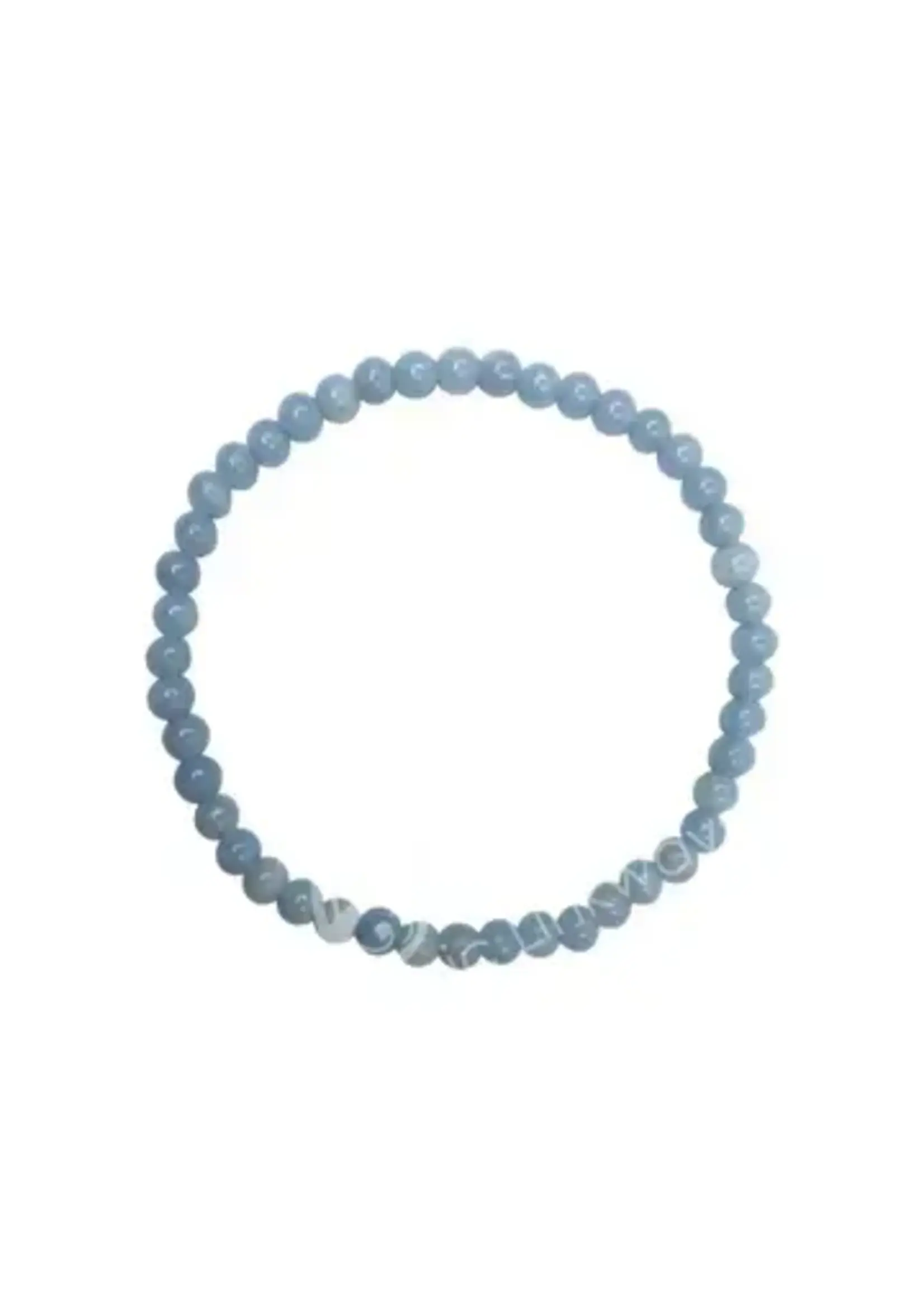 Bracelet Angelite Stone of Tranquility 4mm