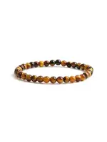 Bracelet Tiger Eye Stone of Clarity 4mm